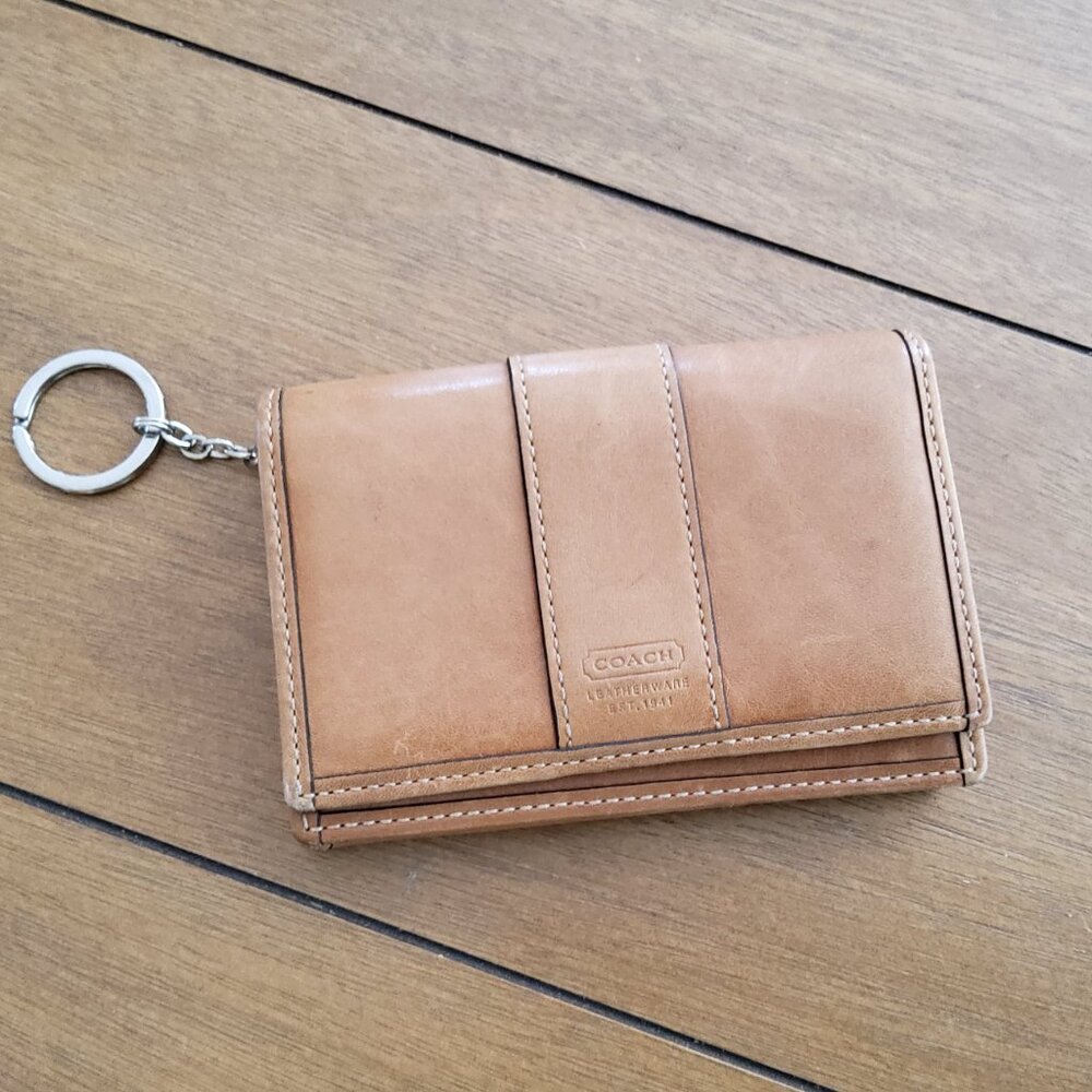 Vintage Coach Hamilton Snap Credit Card Wallet